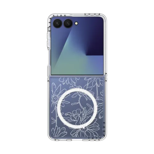 Galaxy Z Flip7 - Simple Daisies