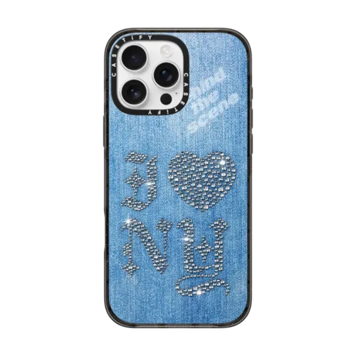 iPhone 16 Pro Max - Mad Realities x Anaa Saber: Denim and Diamante