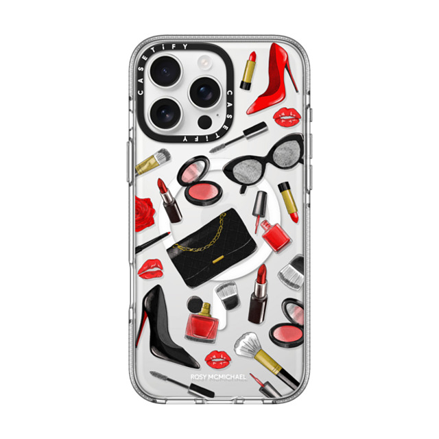 CASETiFY iPhone 16 Pro Max ケース クリア クリア ケース MagSafe対応 Beauty Stickers rosy mcmichael