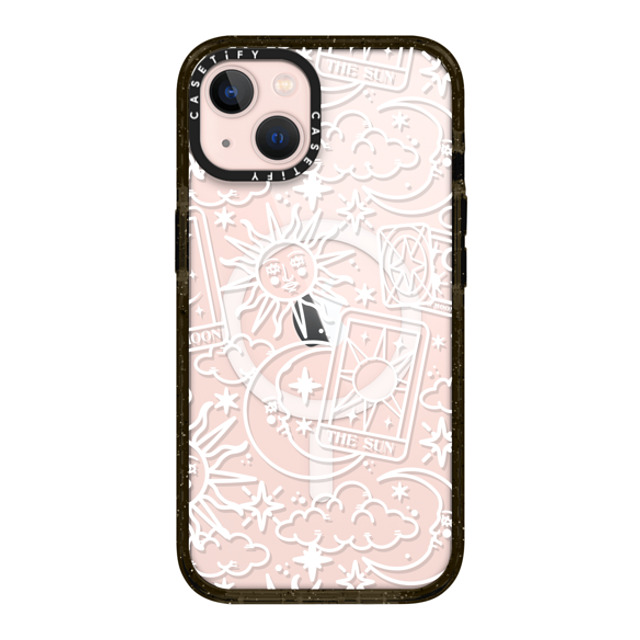 Chiara LB Art x CASETiFY iPhone 13 ケース ブラック インパクトケース MagSafe対応 Tarot Galaxy by Chiara LB art