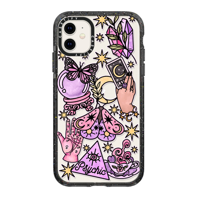 Chiara LB Art x CASETiFY iPhone 11 ケース ブラック インパクトケース Whimsical Witch by Chiara LB art