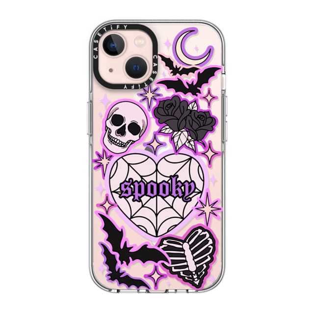 Chiara LB Art x CASETiFY iPhone 13 ケース クリア クリア ケース MagSafe対応 SPOOKY by Chiara LB art