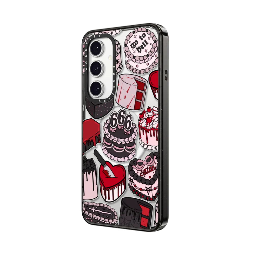 Impact Magnetic Galaxy S24 FE Case - Spooky Cakes by Chiara LB art