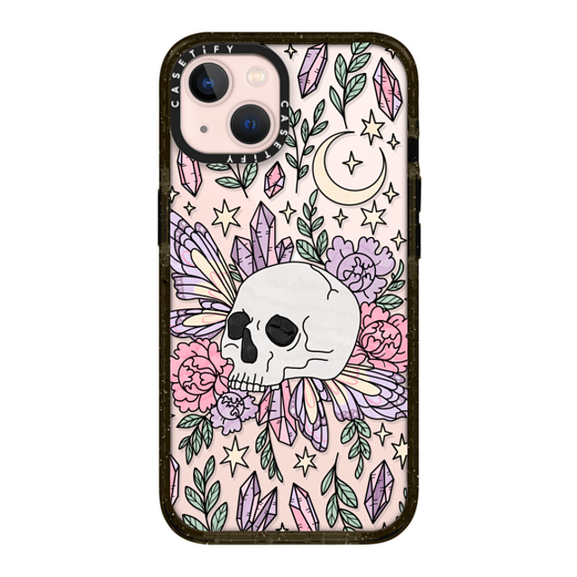 Chiara LB Art x CASETiFY iPhone 13 ケース ブラック インパクトケース Enchanted Garden