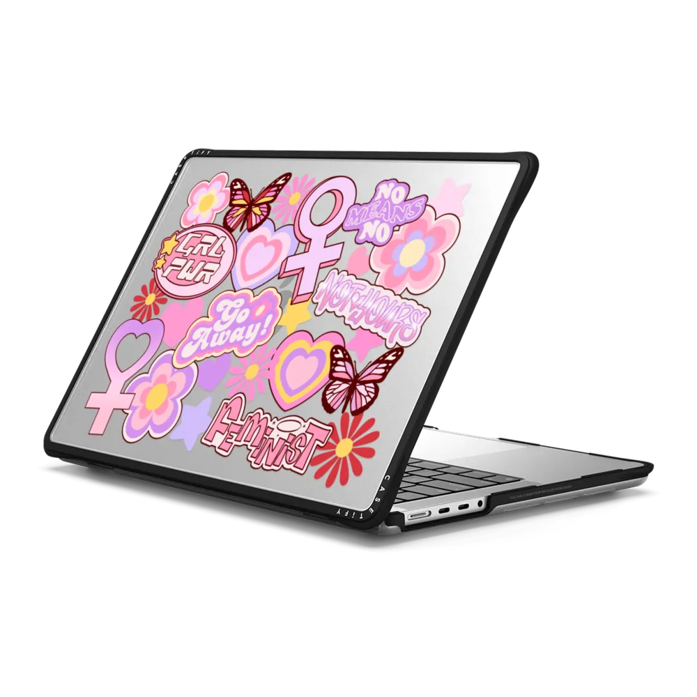 Impact MacBook Pro 14-inch (M1 - M4) Case - GRL PWR by Chiara LB art