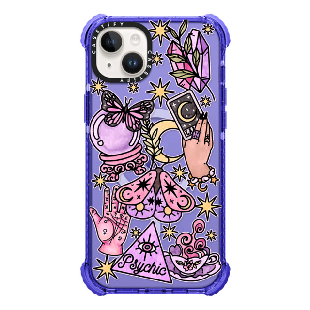 Chiara LB Art x CASETiFY iPhone 14 Plus Case Peri Purple ウルトラ インパクトケース MagSafe 対応 Whimsical Witch by Chiara LB art Chiara LB Art x CASETiFY iPhone 14 Plus Case Peri Purple ウルトラ インパクトケース MagSafe 対応 Whimsical Witch by Chiara LB art