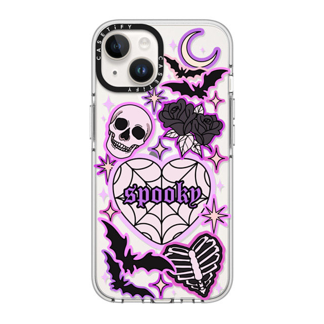 Chiara LB Art x CASETiFY iPhone 14 ケース クリア クリア ケース MagSafe対応 SPOOKY by Chiara LB art