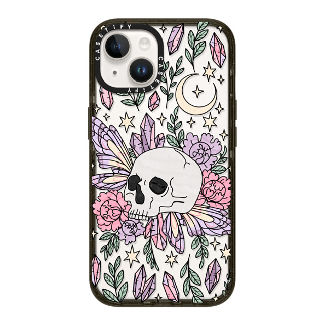 Chiara LB Art x CASETiFY iPhone 14 ケース ブラック インパクトケース Enchanted Garden