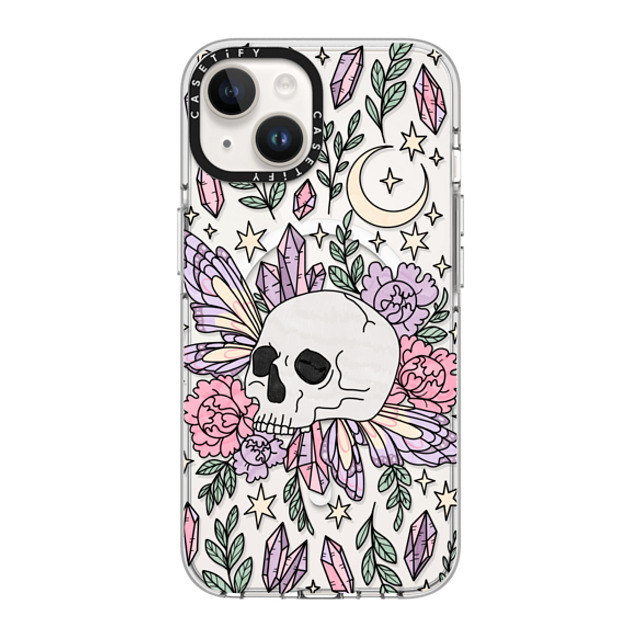 Chiara LB Art x CASETiFY iPhone 14 Case Clear Clear Case MagSafe Compatible Enchanted Garden Chiara LB Art x CASETiFY iPhone 14 Case Clear Clear Case MagSafe Compatible Enchanted Garden