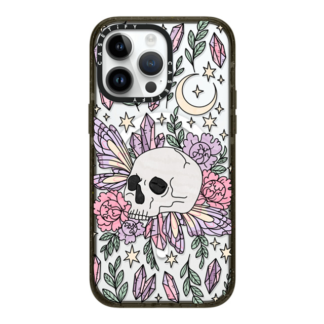 Chiara LB Art x CASETiFY iPhone 14 Pro Max ケース ブラック インパクトケース MagSafe対応 Enchanted Garden