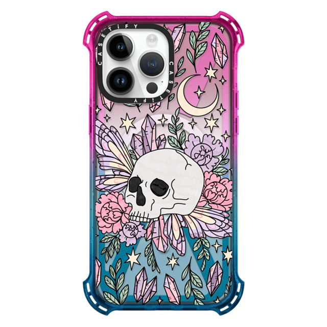 Chiara LB Art x CASETiFY iPhone 14 Pro Max ケース Cotton Candy バウンスケース Enchanted Garden