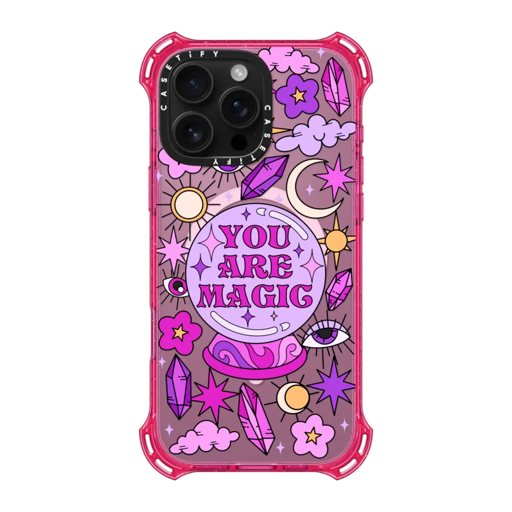 Bounce iPhone 16 Pro Max Case MagSafe Compatible - You Are Magic by Chiara LB art