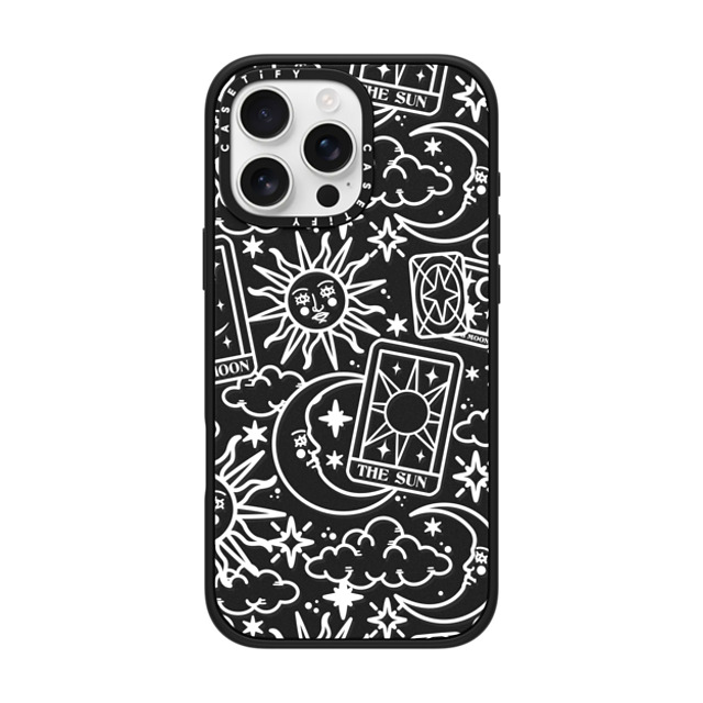 Chiara LB Art x CASETiFY iPhone 16 Pro Max ケース マットブラック インパクトケース MagSafe対応 Tarot Galaxy by Chiara LB art