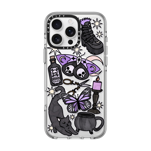 Chiara LB Art x CASETiFY iPhone 16 Pro Max ケース クリア クリア ケース MagSafe対応 Dark Witch by Chiara LB art