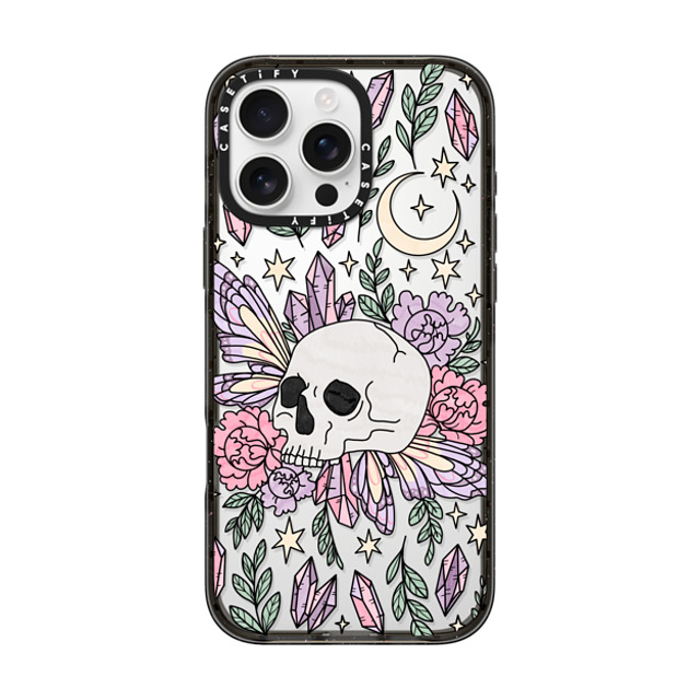 Chiara LB Art x CASETiFY iPhone 16 Pro Max ケース ブラック インパクトケース Enchanted Garden