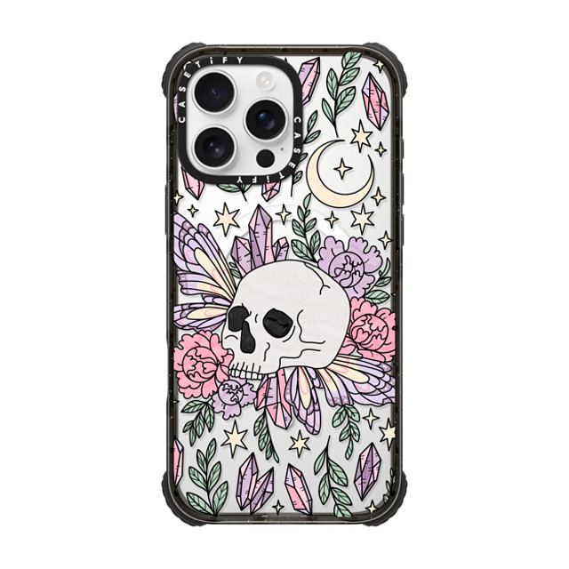 Chiara LB Art x CASETiFY iPhone 16 Pro Max Case Floral,Skull Black ウルトラ インパクトケース MagSafe 対応 Enchanted Garden Mother's Day Chiara LB Art x CASETiFY iPhone 16 Pro Max Case Floral,Skull Black ウルトラ インパクトケース MagSafe 対応 Enchanted Garden Mother's Day