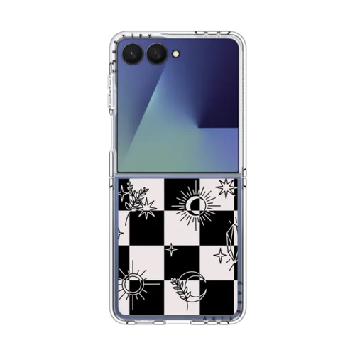Galaxy Z Flip7 - Witchy Checkered Print