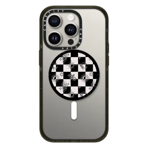Snappy Grip Stand - witchy checkered print