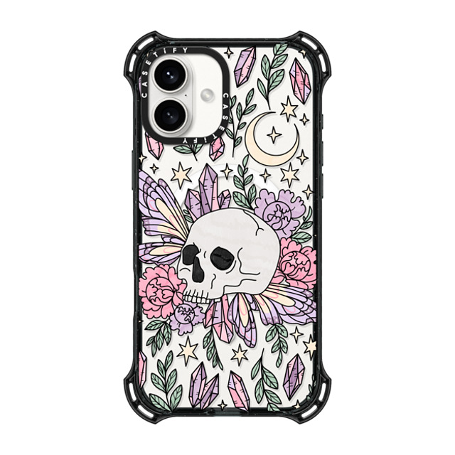 Chiara LB Art x CASETiFY iPhone 16 Plus Case Black バウンスケース Enchanted Garden Chiara LB Art x CASETiFY iPhone 16 Plus Case Black バウンスケース Enchanted Garden