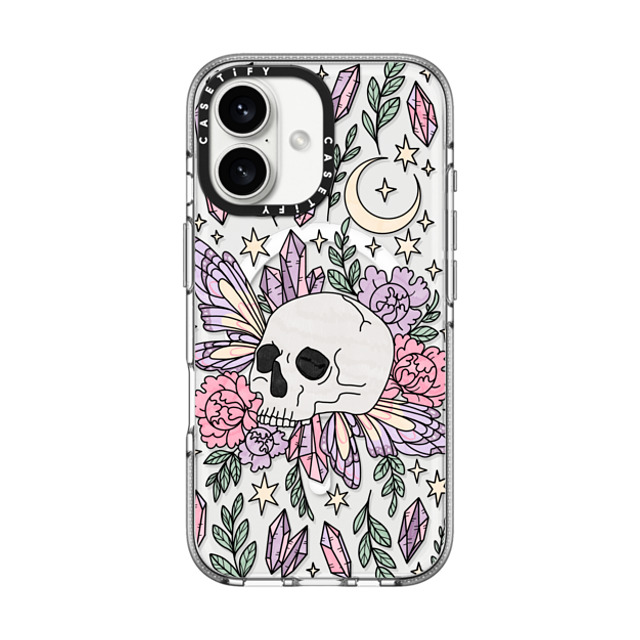 Chiara LB Art x CASETiFY iPhone 16 ケース クリア クリア ケース MagSafe対応 Enchanted Garden