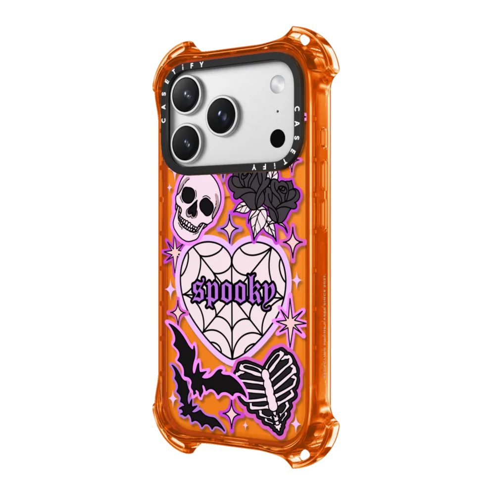 Impact Clear iPhone 17 Pro Max Case MagSafe Compatible - SPOOKY by Chiara LB art