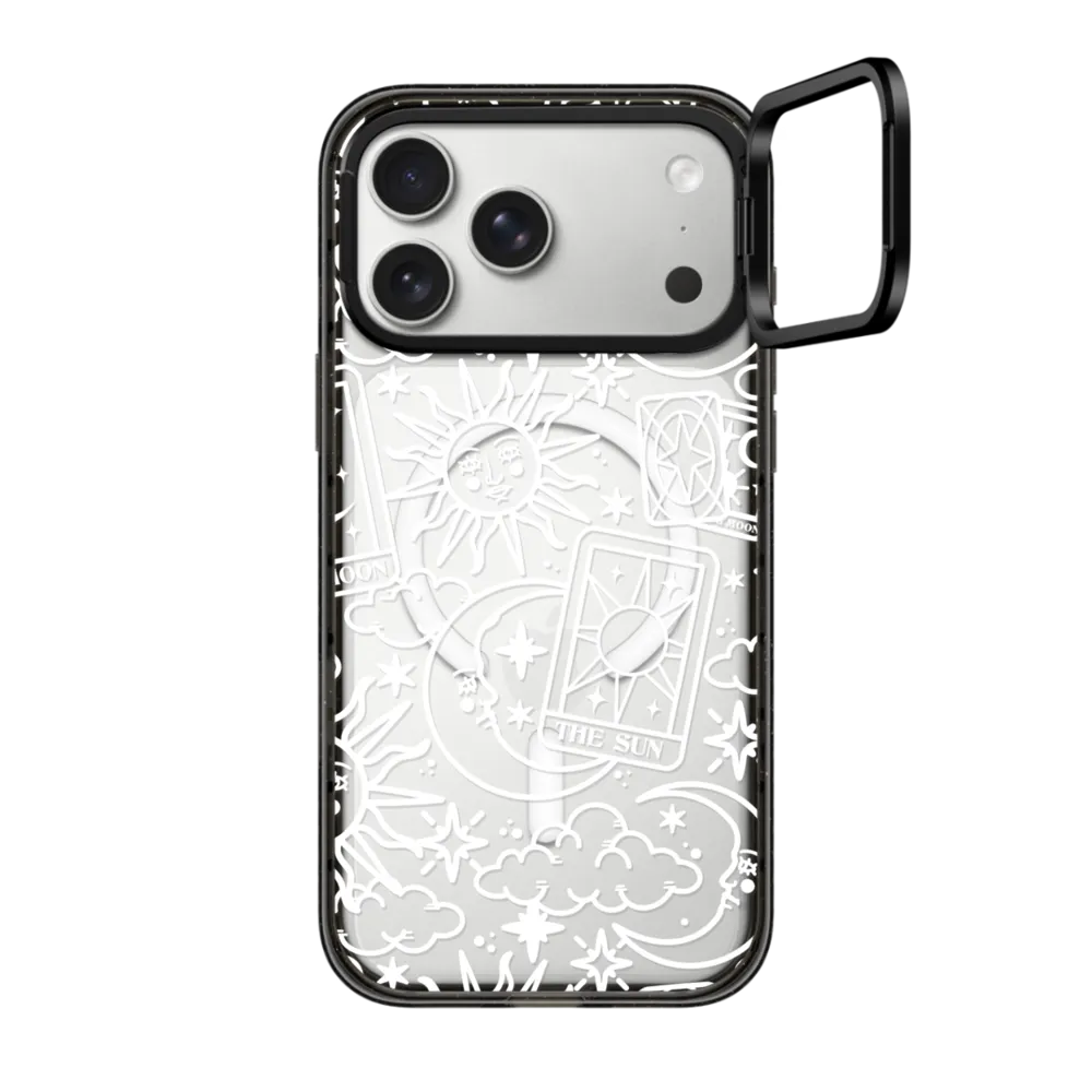 Impact Ring Stand iPhone 17 Pro Max Case MagSafe Compatible - Tarot Galaxy by Chiara LB art