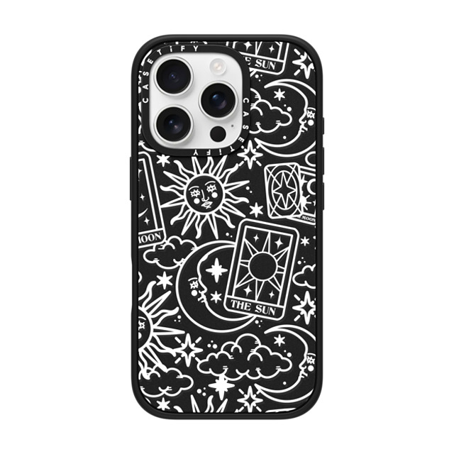 Chiara LB Art x CASETiFY iPhone 16 Pro ケース マットブラック インパクトケース Tarot Galaxy by Chiara LB art