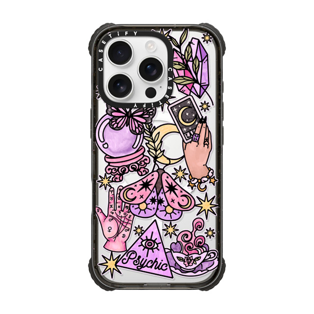 Chiara LB Art x CASETiFY iPhone 16 Pro Case Black ウルトラ インパクトケース MagSafe 対応 Whimsical Witch by Chiara LB art Chiara LB Art x CASETiFY iPhone 16 Pro Case Black ウルトラ インパクトケース MagSafe 対応 Whimsical Witch by Chiara LB art