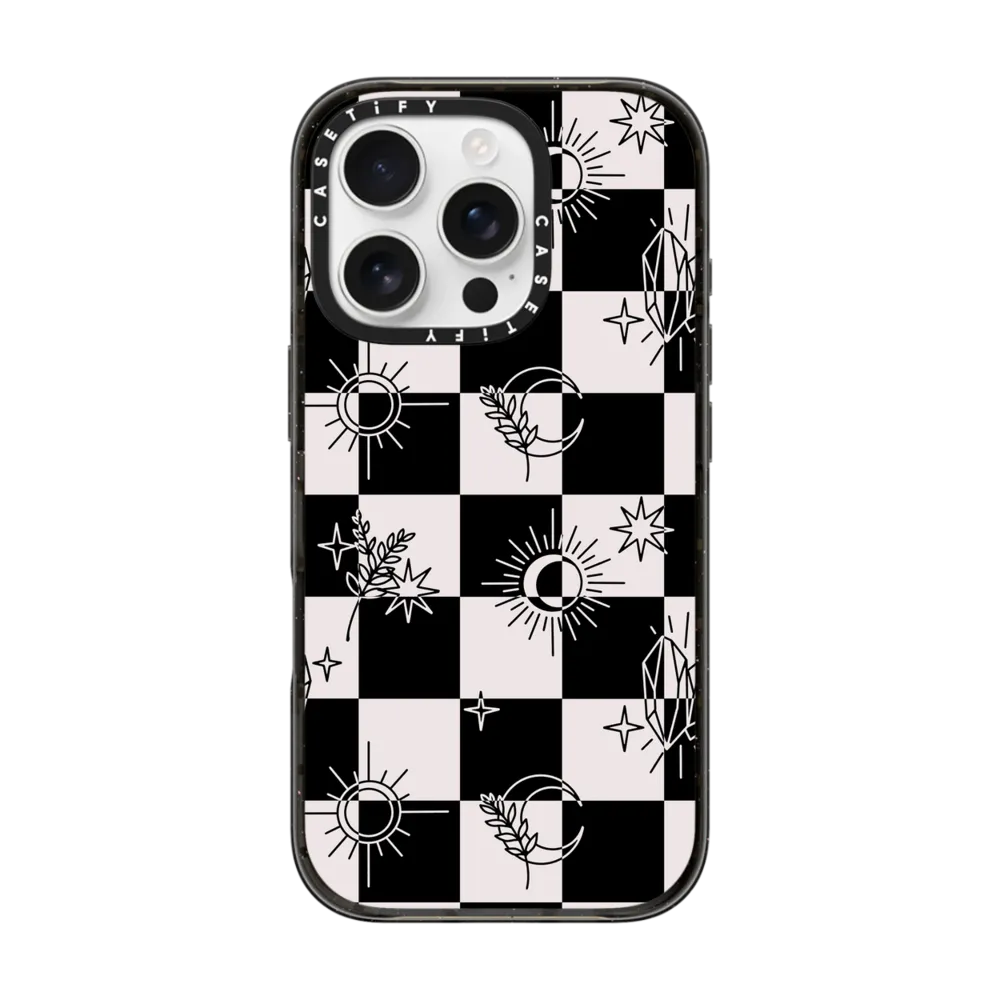 Impact iPhone 16 Pro Case - Witchy Checkered Print