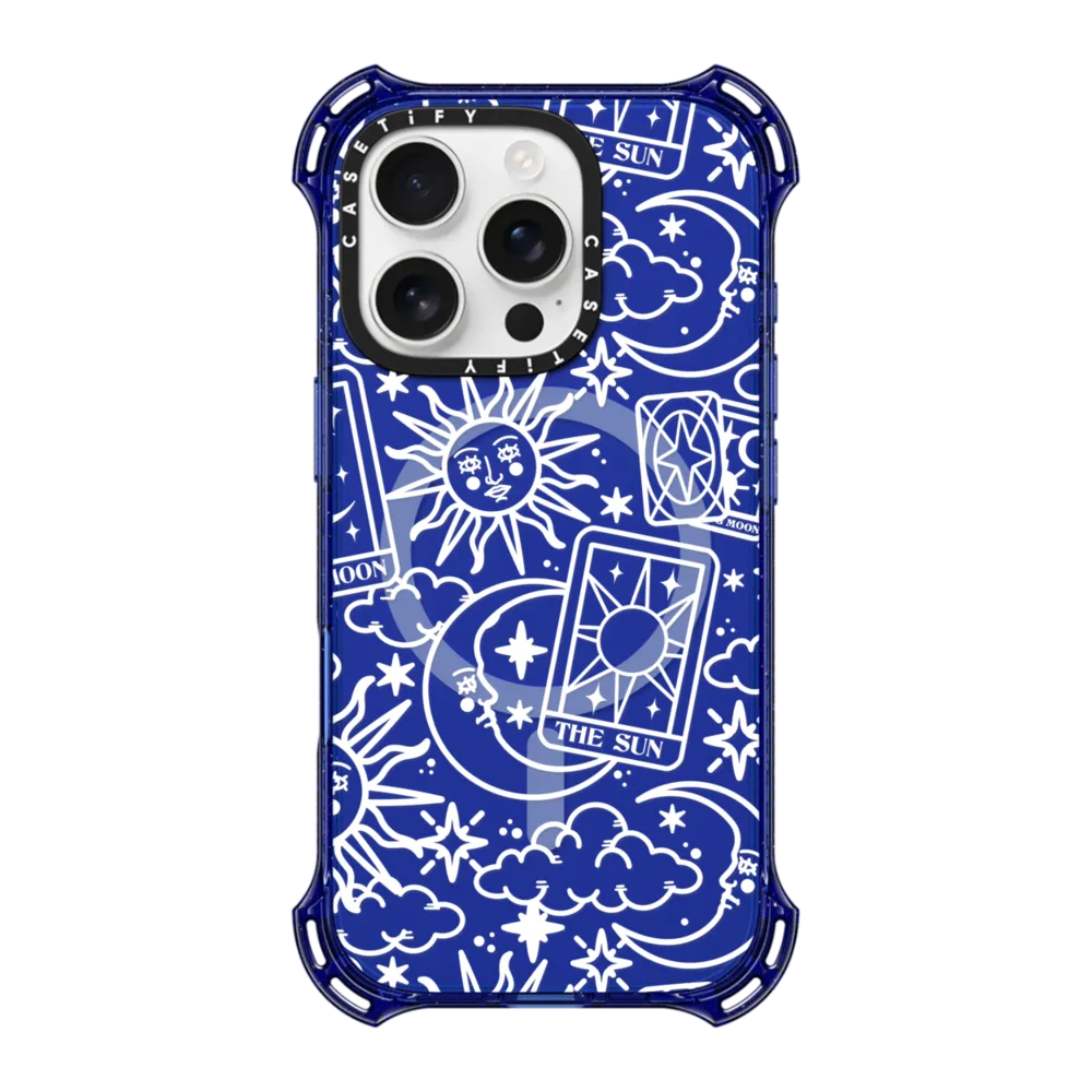 Bounce iPhone 16 Pro Case MagSafe Compatible - Tarot Galaxy by Chiara LB art