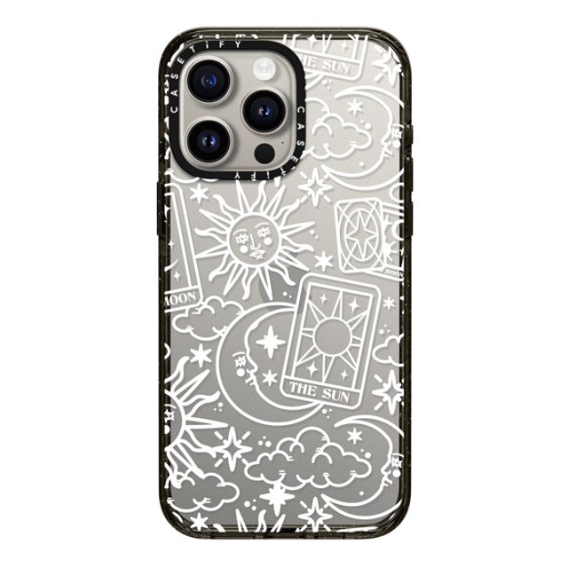 Chiara LB Art x CASETiFY iPhone 15 Pro Max ケース ブラック インパクトケース Tarot Galaxy by Chiara LB art