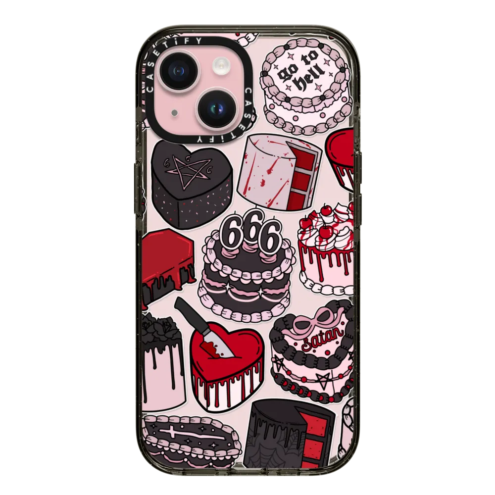 Impact iPhone 15 Case - Spooky Cakes by Chiara LB art