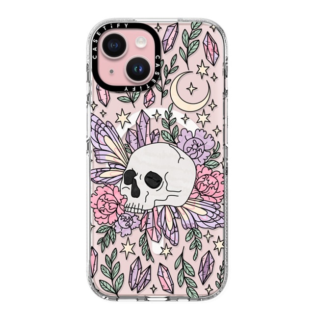 Chiara LB Art x CASETiFY iPhone 15 ケース クリア クリア ケース MagSafe対応 Enchanted Garden