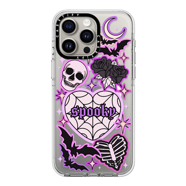 Chiara LB Art x CASETiFY iPhone 15 Pro Max ケース クリア クリア ケース MagSafe対応 SPOOKY by Chiara LB art