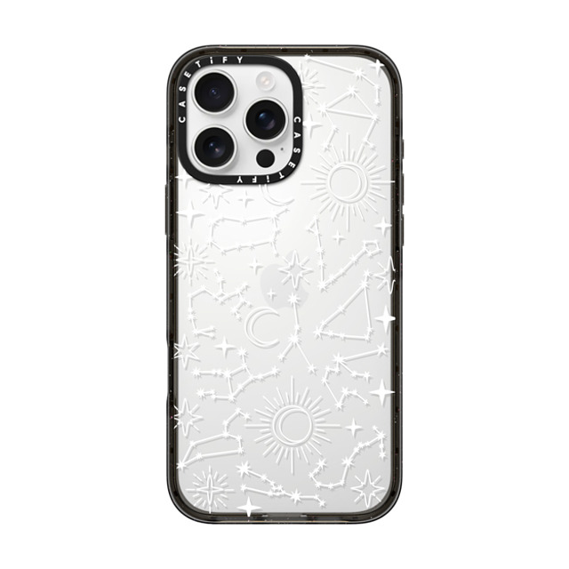 Chiara LB Art x CASETiFY iPhone 16 Pro Max ケース Space,Pattern ブラック インパクトケース Zodiac Sky by Chiara LB art Father's Day Chiara LB Art x CASETiFY iPhone 16 Pro Max ケース Space,Pattern ブラック インパクトケース Zodiac Sky by Chiara LB art Father's Day