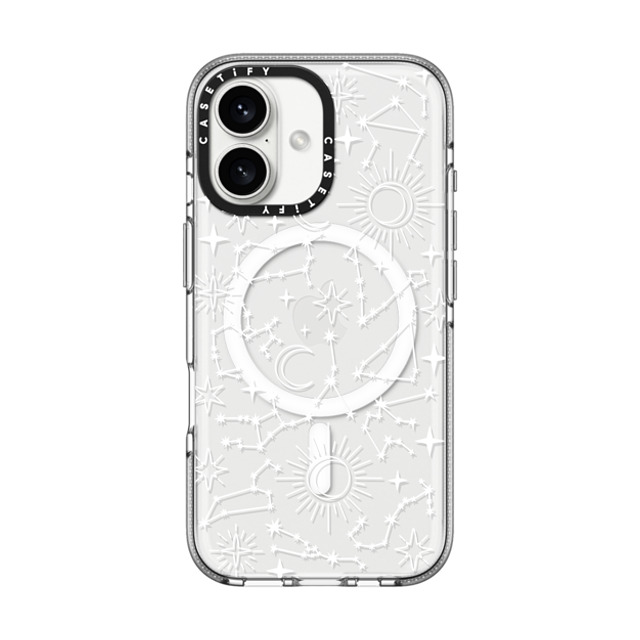 Chiara LB Art x CASETiFY iPhone 16 ケース Space,Pattern クリア クリア ケース MagSafe対応 Zodiac Sky by Chiara LB art Father's Day Chiara LB Art x CASETiFY iPhone 16 ケース Space,Pattern クリア クリア ケース MagSafe対応 Zodiac Sky by Chiara LB art Father's Day