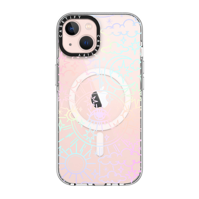 Chiara LB Art x CASETiFY iPhone 13 ケース クリア クリア ケース MagSafe対応 Celestial Dream by Chiara LB art