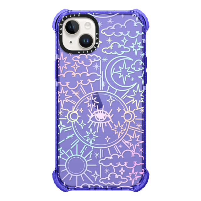 Chiara LB Art x CASETiFY iPhone 14 Plus Case Star,Cloud Peri Purple ウルトラインパクトケース Celestial Dream by Chiara LB art Mother's Day Chiara LB Art x CASETiFY iPhone 14 Plus Case Star,Cloud Peri Purple ウルトラインパクトケース Celestial Dream by Chiara LB art Mother's Day