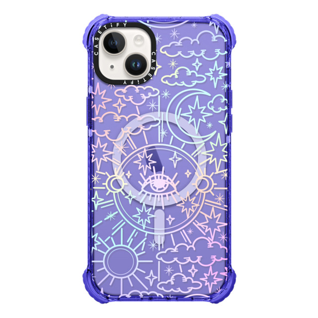 Chiara LB Art x CASETiFY iPhone 14 Plus ケース Star,Cloud Peri Purple ウルトラ インパクトケース MagSafe 対応 Celestial Dream by Chiara LB art Father's Day Chiara LB Art x CASETiFY iPhone 14 Plus ケース Star,Cloud Peri Purple ウルトラ インパクトケース MagSafe 対応 Celestial Dream by Chiara LB art Father's Day