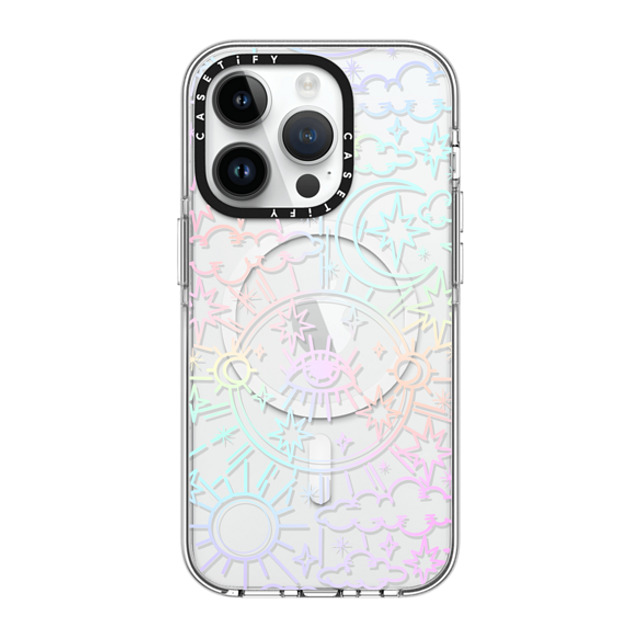 Chiara LB Art x CASETiFY iPhone 14 Pro ケース クリア クリア ケース MagSafe対応 Celestial Dream by Chiara LB art