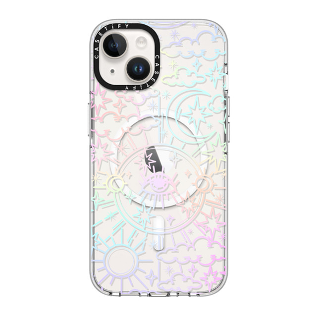 Chiara LB Art x CASETiFY iPhone 14 ケース クリア クリア ケース MagSafe対応 Celestial Dream by Chiara LB art