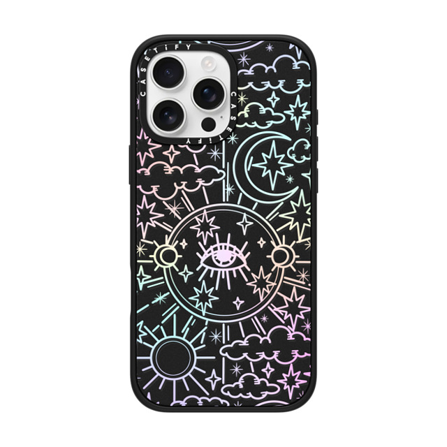 Chiara LB Art x CASETiFY iPhone 16 Pro Max ケース マットブラック インパクトケース MagSafe対応 Celestial Dream by Chiara LB art