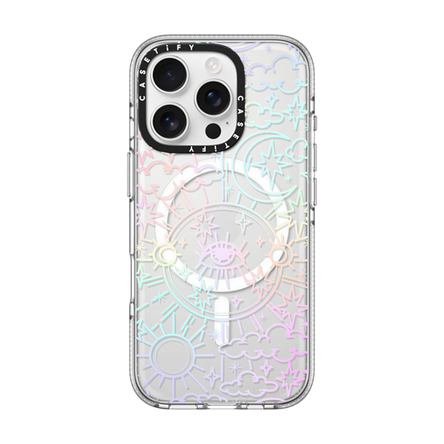 Chiara LB Art x CASETiFY iPhone 16 Pro ケース クリア クリア ケース MagSafe対応 Celestial Dream by Chiara LB art