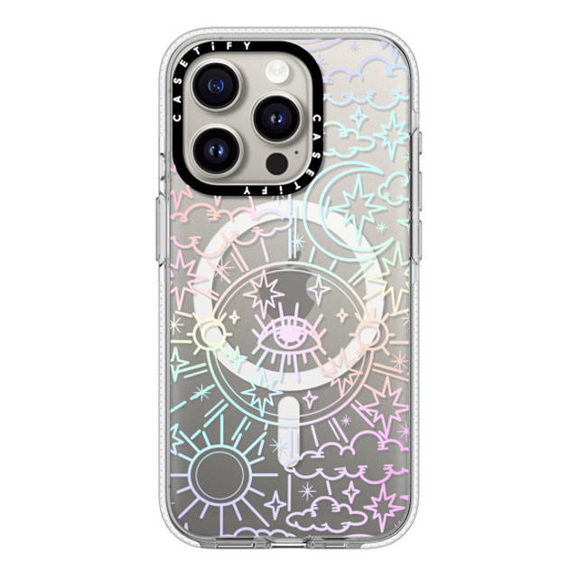 Chiara LB Art x CASETiFY iPhone 15 Pro ケース クリア クリア ケース MagSafe対応 Celestial Dream by Chiara LB art