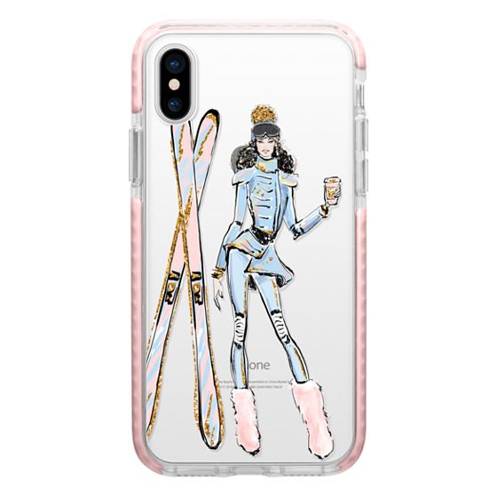 Winter Babe Light Skin Curly Hair Girl Option Ski Resort Casetify