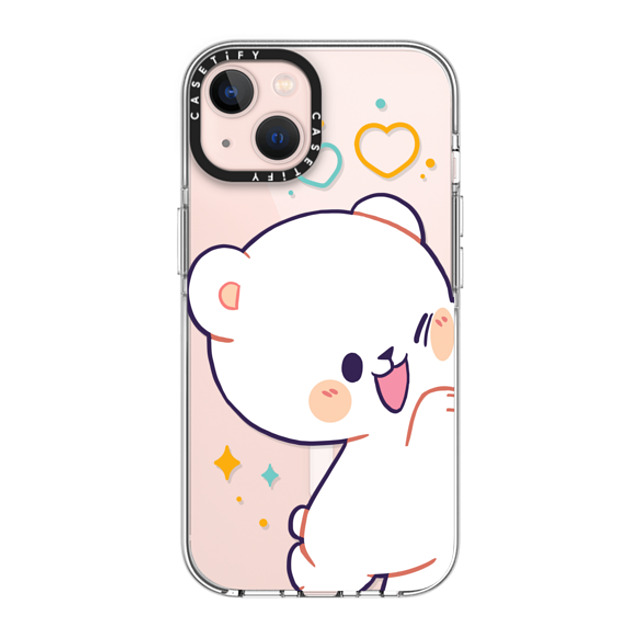 MilkMochaBear x CASETiFY iPhone 13 ケース クリア クリア ケース MagSafe対応 Bumping Milk