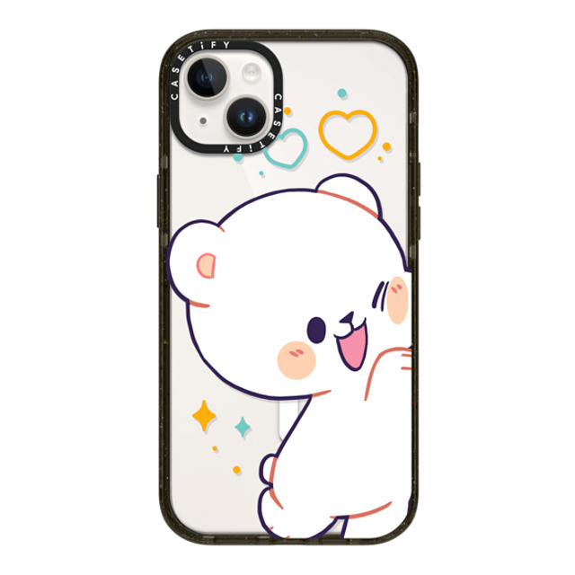 MilkMochaBear x CASETiFY iPhone 14 Plus ケース Couple ブラック インパクトケース MagSafe対応 Bumping Milk Mother's Day MilkMochaBear x CASETiFY iPhone 14 Plus ケース Couple ブラック インパクトケース MagSafe対応 Bumping Milk Mother's Day
