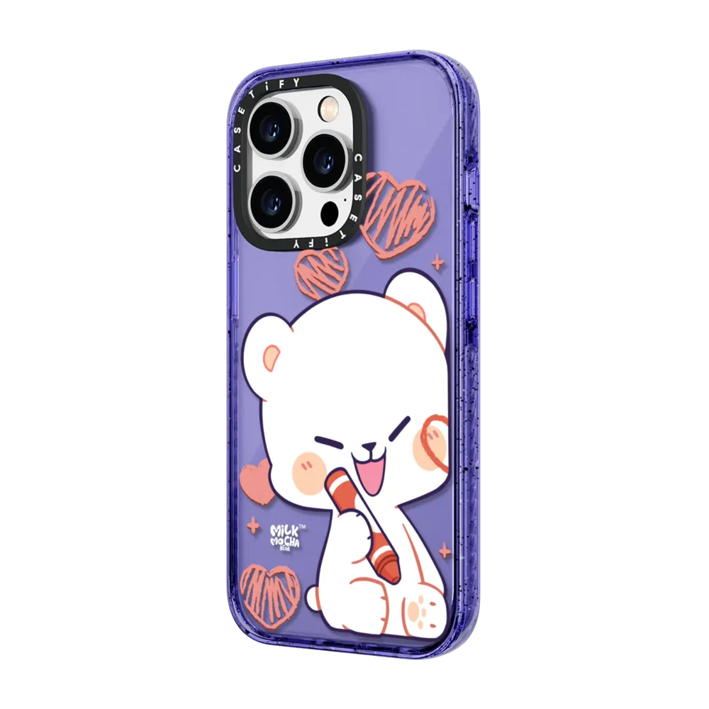 Impact iPhone 14 Pro Max Case - Heart Cheek Milk