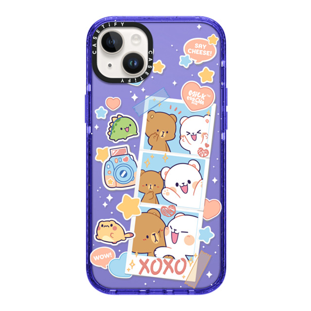 MilkMochaBear x CASETiFY iPhone 14 Plus ケース Peri Purple インパクトケース Captured Moments Mother's Day MilkMochaBear x CASETiFY iPhone 14 Plus ケース Peri Purple インパクトケース Captured Moments Mother's Day