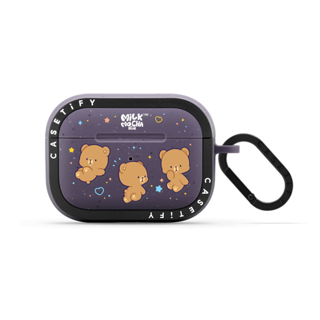 MilkMochaBear x CASETiFY AirPods Pro Matte Deep Purple バウンス ケース Floating Mocha Mother's Day MilkMochaBear x CASETiFY AirPods Pro Matte Deep Purple バウンス ケース Floating Mocha Mother's Day